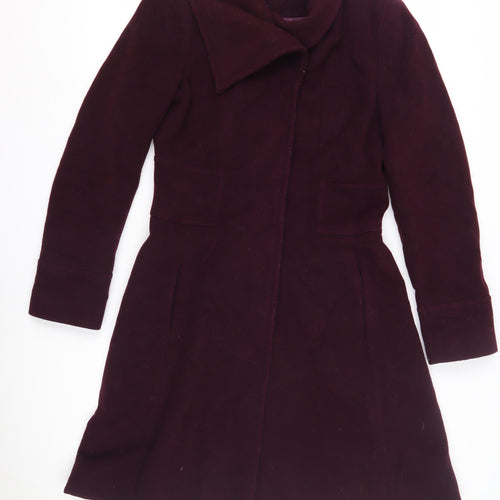 Untold Women's Purple Wool Overcoat Size 10