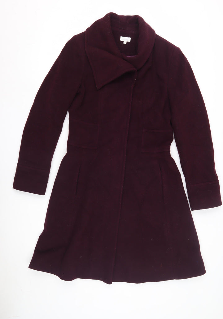 Untold Women's Purple Wool Overcoat Size 10