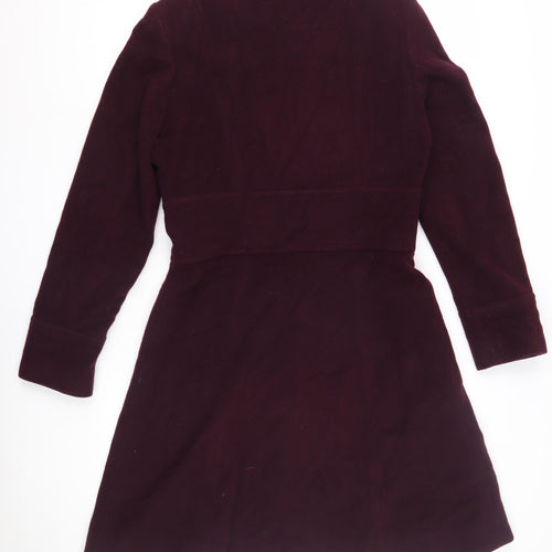 Untold Women's Purple Wool Overcoat Size 10