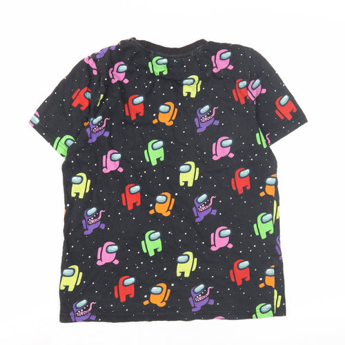Boys Among Us Graphic Print T-Shirt, Black, Size 12 Years