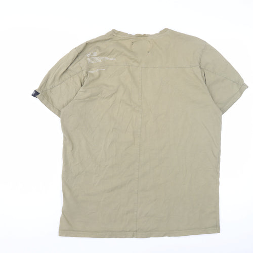 Duck and Cover Men's Beige XL Graphic T-Shirt