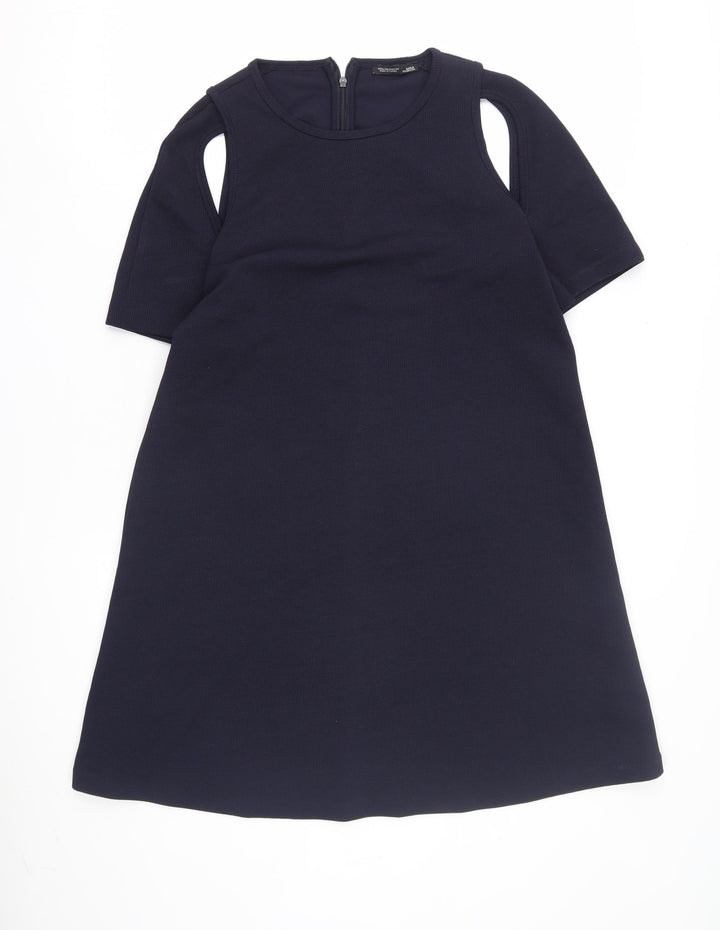Zara Women's Black Shift Dress Size 10