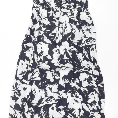 Monsoon Women’s Floral Dress Black White Size 10