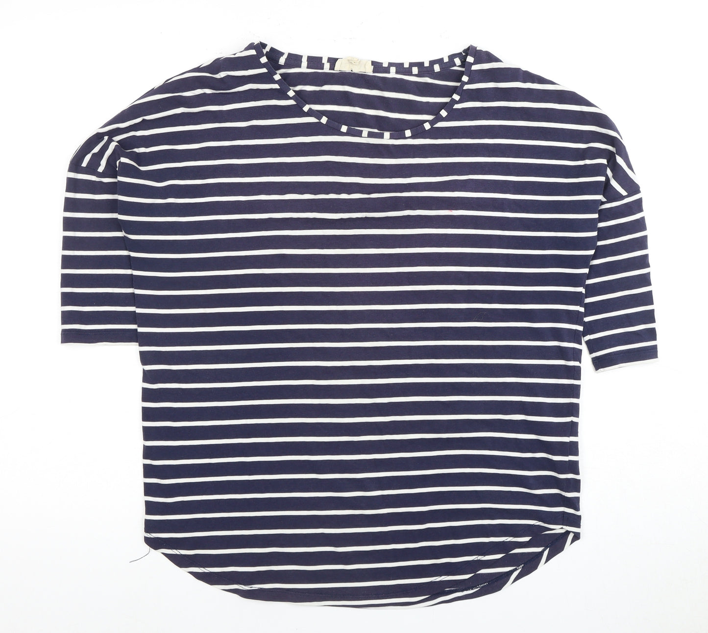 Phase Eight Women's Blue Striped T-Shirt, Medium