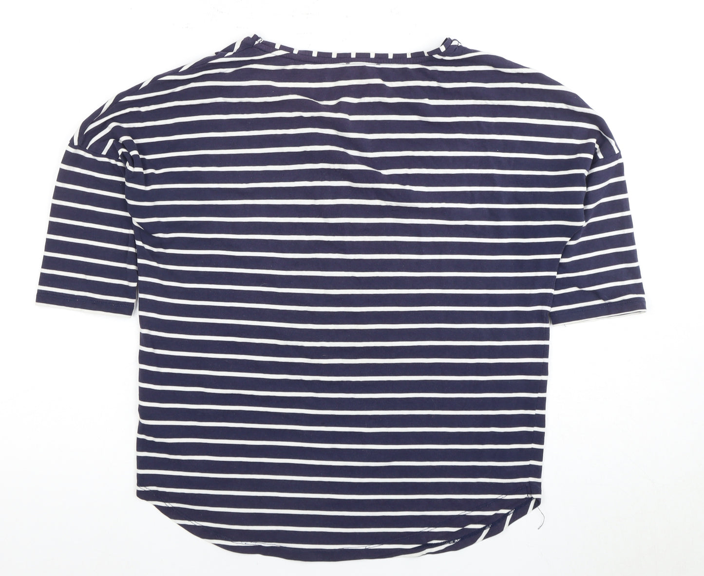 Phase Eight Women's Blue Striped T-Shirt, Medium