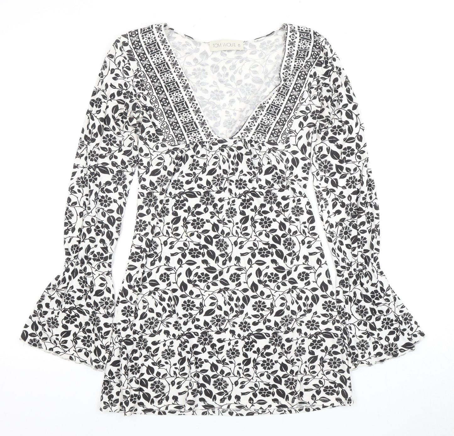 Tom Wolfe Women's Floral V-Neck Dress