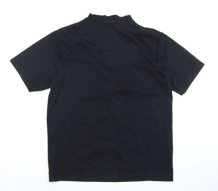 boohooMAN Men's Black Crew Neck T-Shirt M