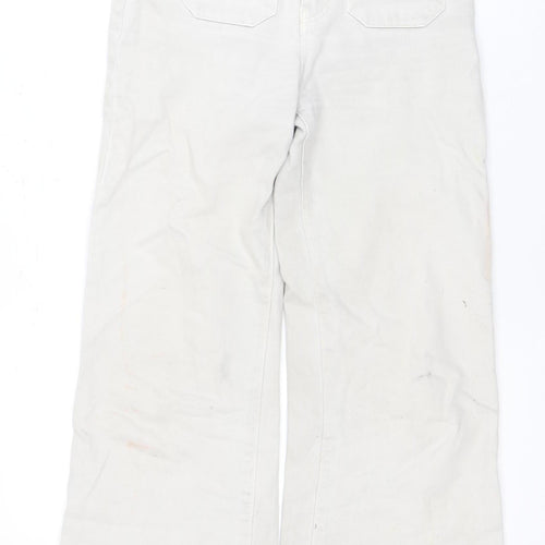 ROLLA'S Women's White High-Rise Wide-Leg Jeans Size 25