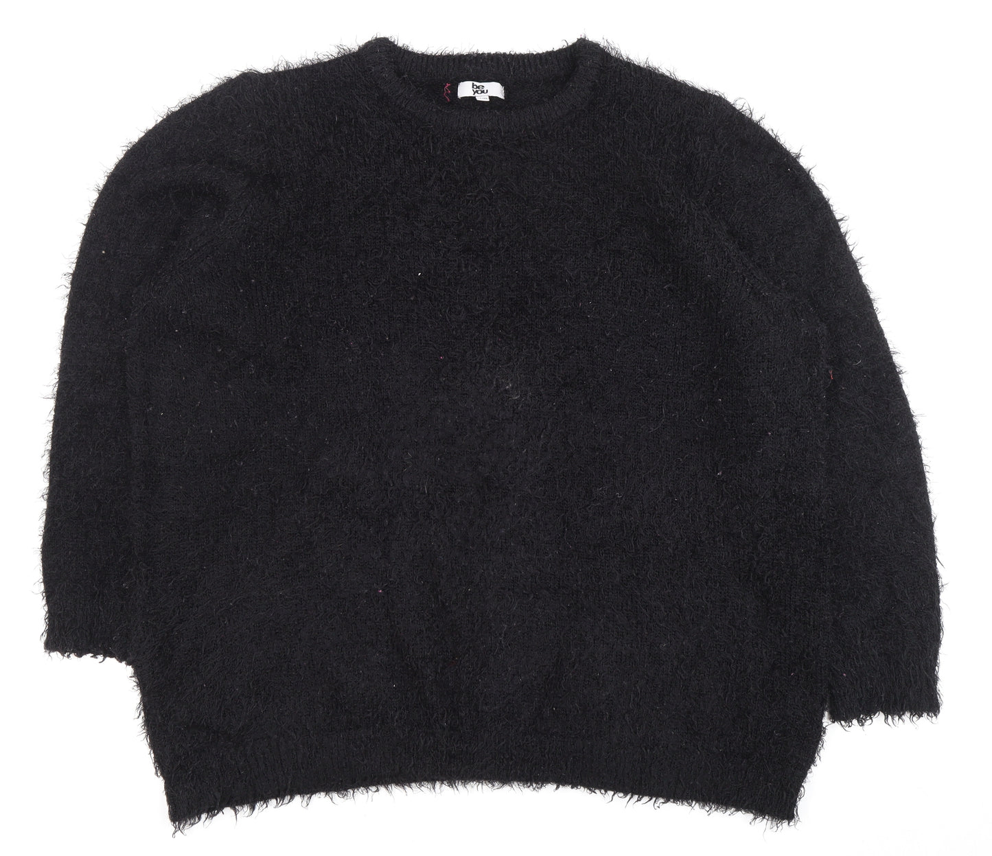 Be You Women's Black Pullover Jumper Size 20
