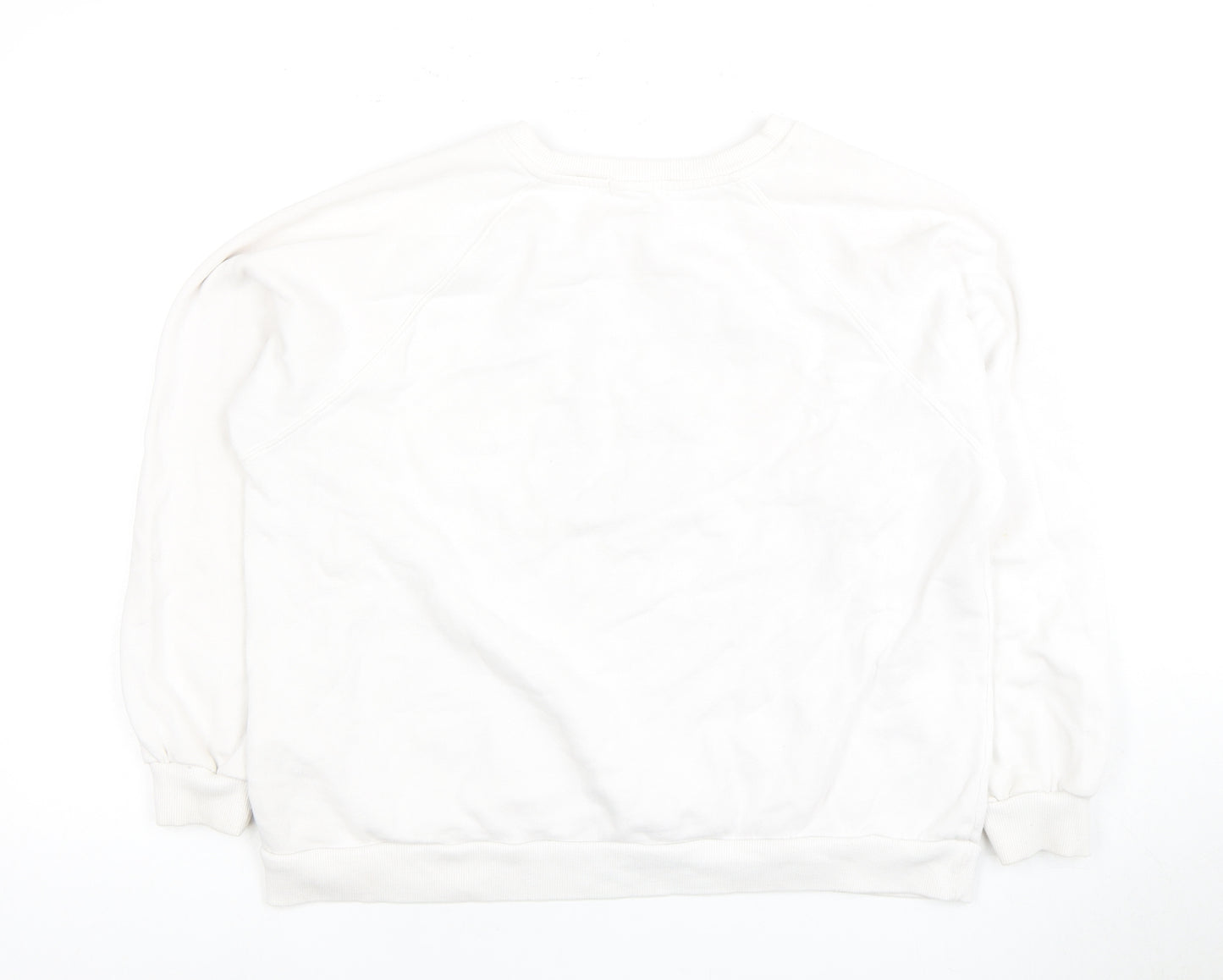 BROWNIE Women's White Pullover Sweatshirt S