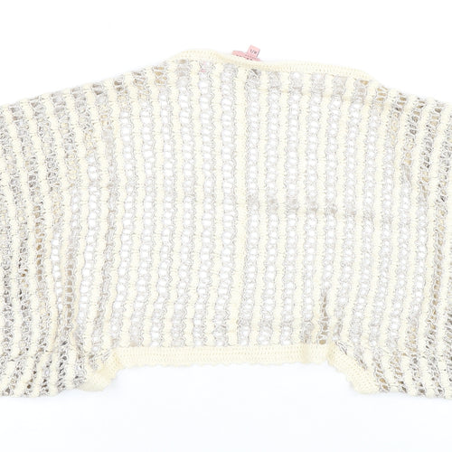 Ted Baker Women's Ivory Shrug M/L Open-Knit Spring