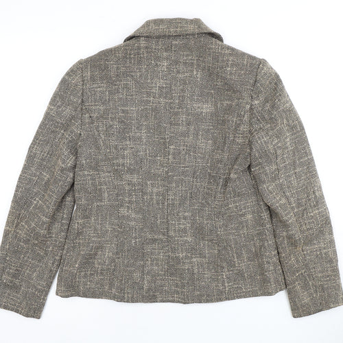 Viyella Women Blazer Beige Size 10 Petite Workwear