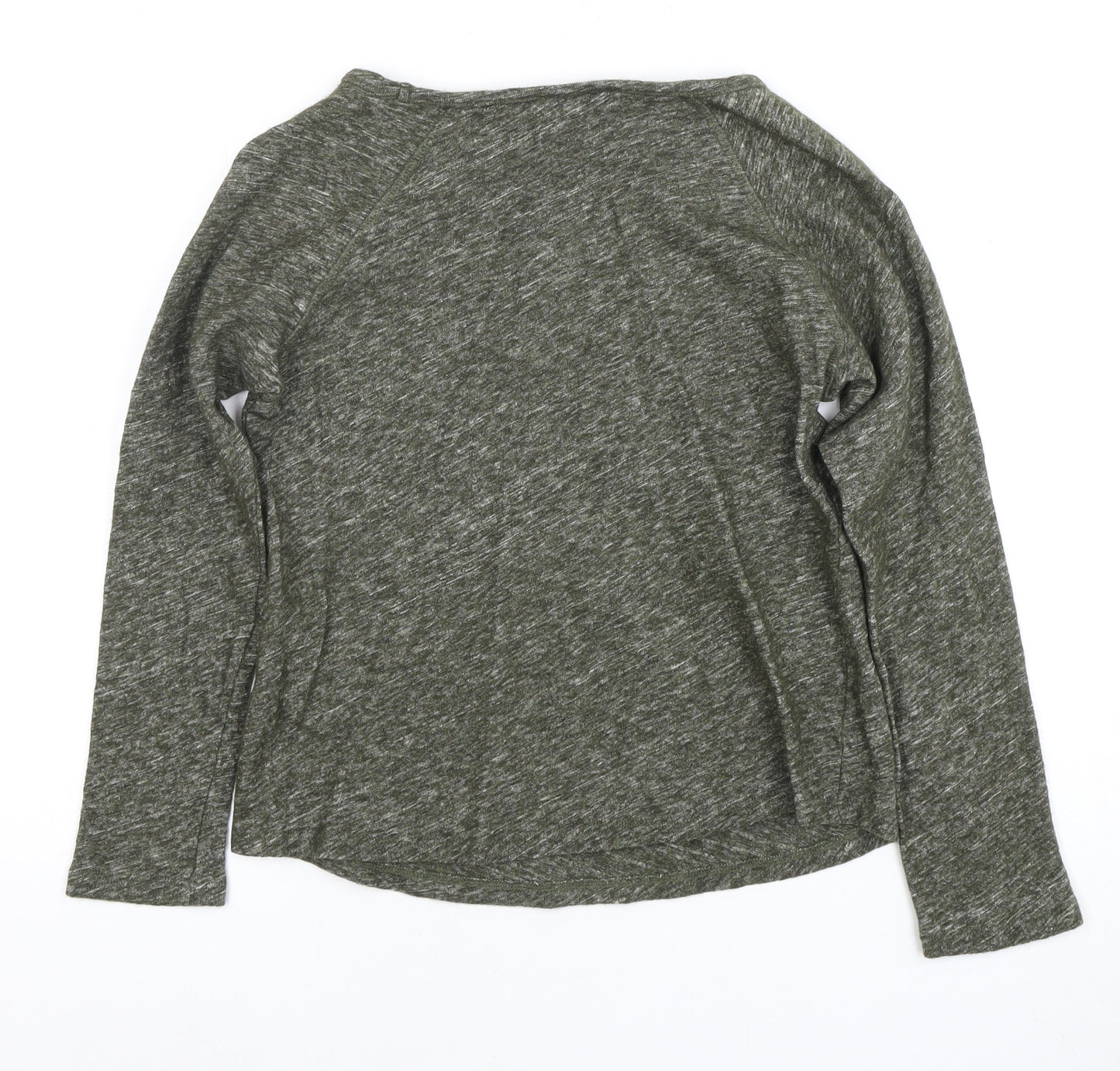 Mistral Women's Green Long Sleeve Basic T-Shirt