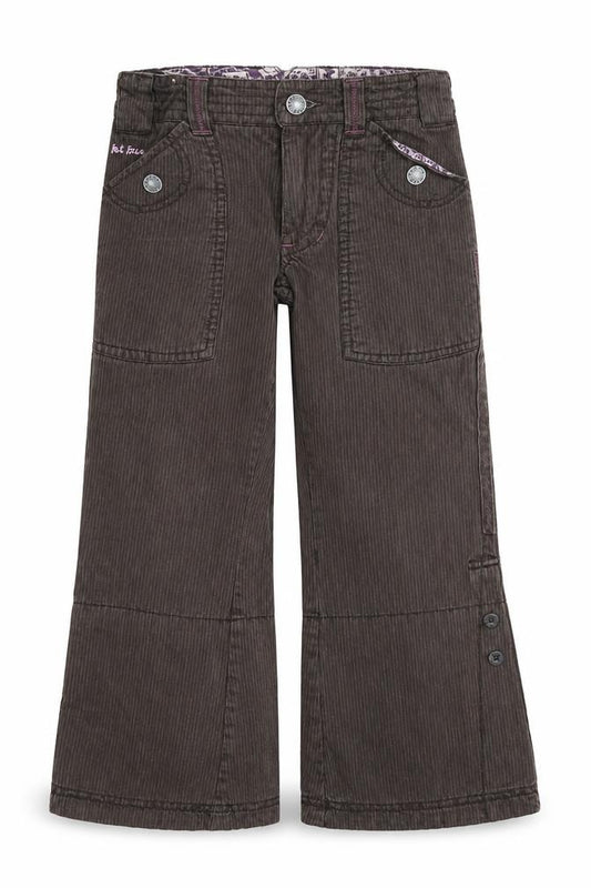 Fat Face Girls Brown Corduroy Jeans 5 Years Pinstripe