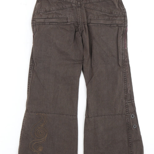 Fat Face Girls Brown Corduroy Jeans 5 Years Pinstripe
