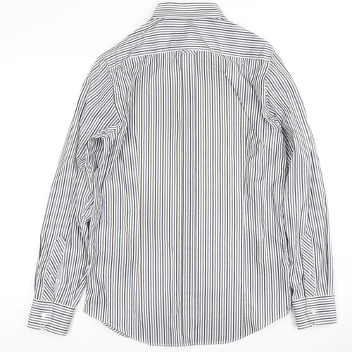 Jasper Conran Men's White Striped S Dress Shirt