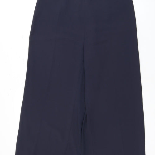 Laura Ashley Women's Blue Straight Trousers Size 12