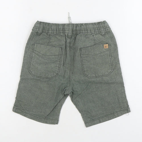 Mantaray Boys Green Cotton Shorts Size 5 Years