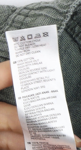 Mantaray Boys Green Cotton Shorts Size 5 Years