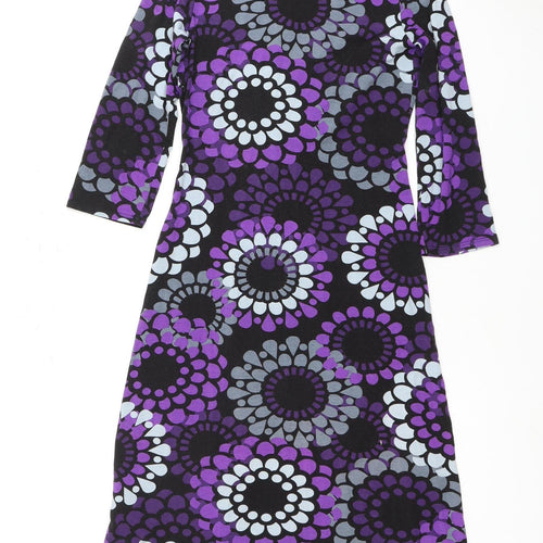 Jane Ego Women's Multicoloured Floral Dress Size 10