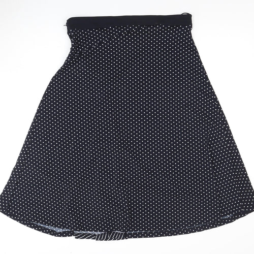 Betty Barclay Women's Black Polka Dot Flare Skirt Size 16