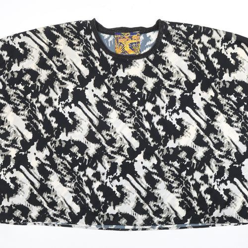 Punk Pose Women's Multicoloured Animal Print Top