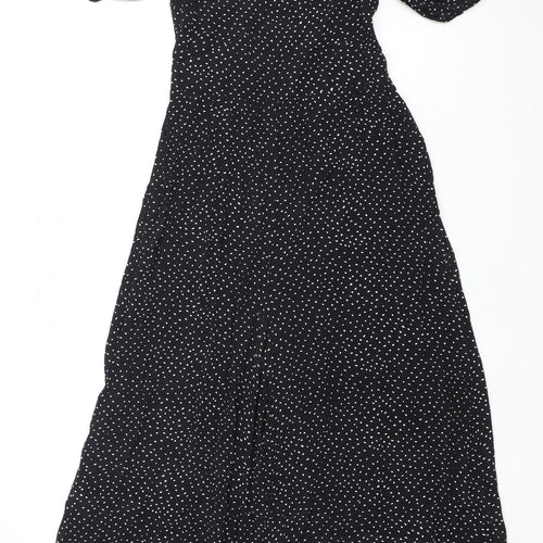 ASOS Design Women's Black Polka Dot Jumpsuit Size 8