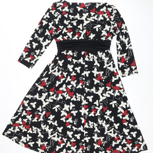Wallis Women's Multicoloured Floral Dress Size 10