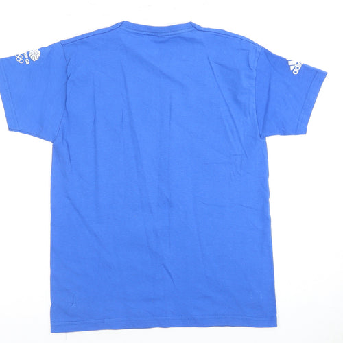 Adidas Boys Blue Olympic Day T-Shirt Size 11-12 Years