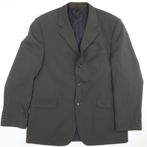 Burton Menswear Men's Grey Blazer, Size 42, Formal Jacket