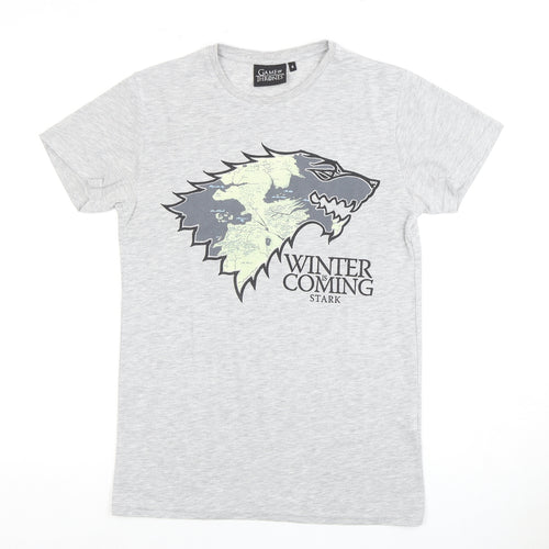 Game of Thrones Stark Grey Men's T-Shirt, Size S