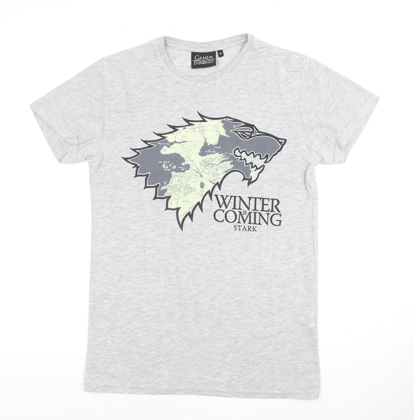 Game of Thrones Stark Grey Men's T-Shirt, Size S