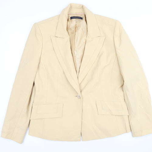 Windsmoor Women's Beige Suit Jacket - Size 10 Classic
