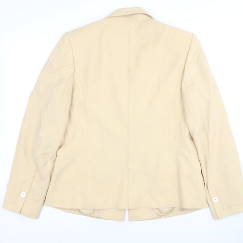 Windsmoor Women's Beige Suit Jacket - Size 10 Classic