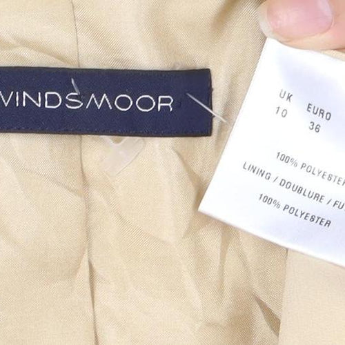 Windsmoor Women's Beige Suit Jacket - Size 10 Classic