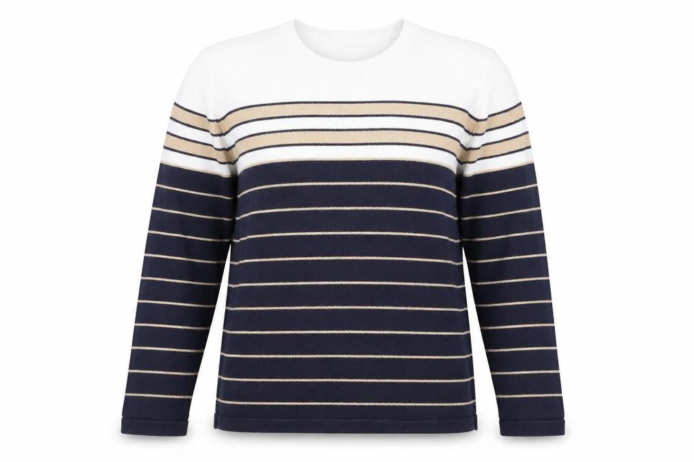 Lyle & Scott Unisex Multicoloured Striped Pullover S
