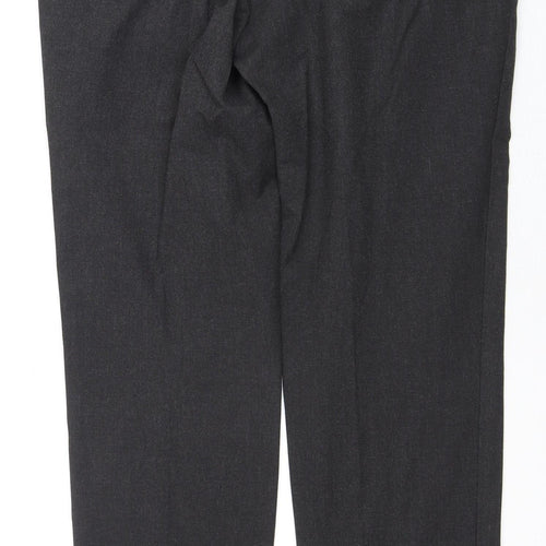 Moss 1851 Men's Black Dress Pants, Size 34, Regular Fit
