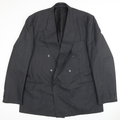 Centaur Men's Grey Long Blazer Jacket, Size 46