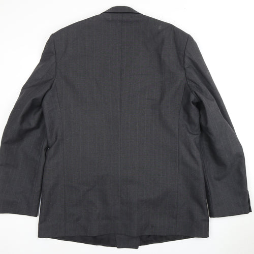 Centaur Men's Grey Long Blazer Jacket, Size 46