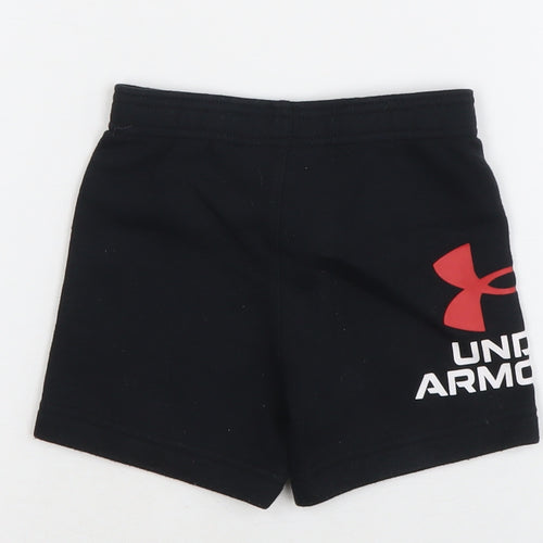 Under Armour Unisex Toddler Black Active Shorts 12-18 Months
