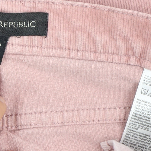 Banana Republic Women's Pink Cropped Corduroy Jeans