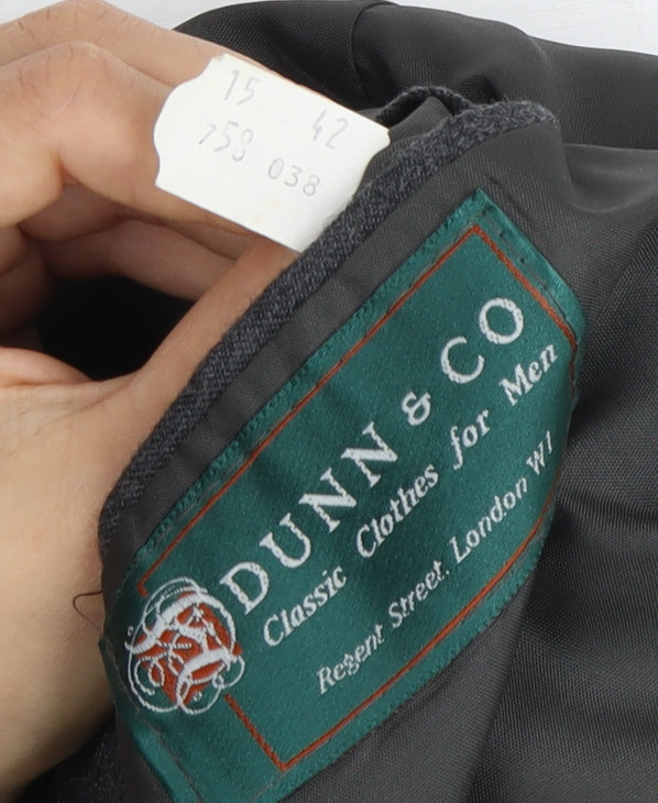 Dunn & Co Men's Grey Blazer 42 Classic Striped Jacket