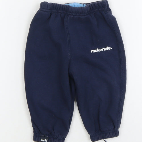 McKenzie Unisex Baby Blue Fleece Trousers 9-12 Months