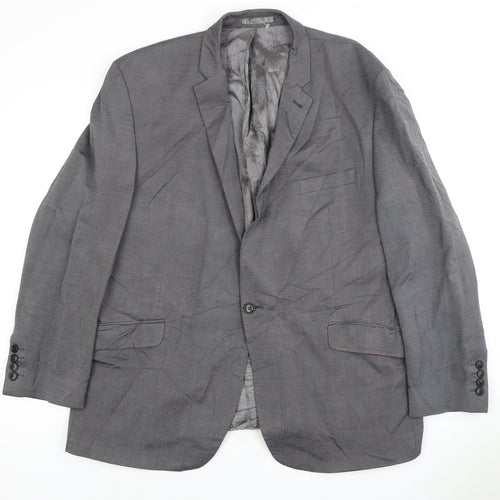 Jasper Conran Men's Grey Blazer, Size 46, Regular Fit