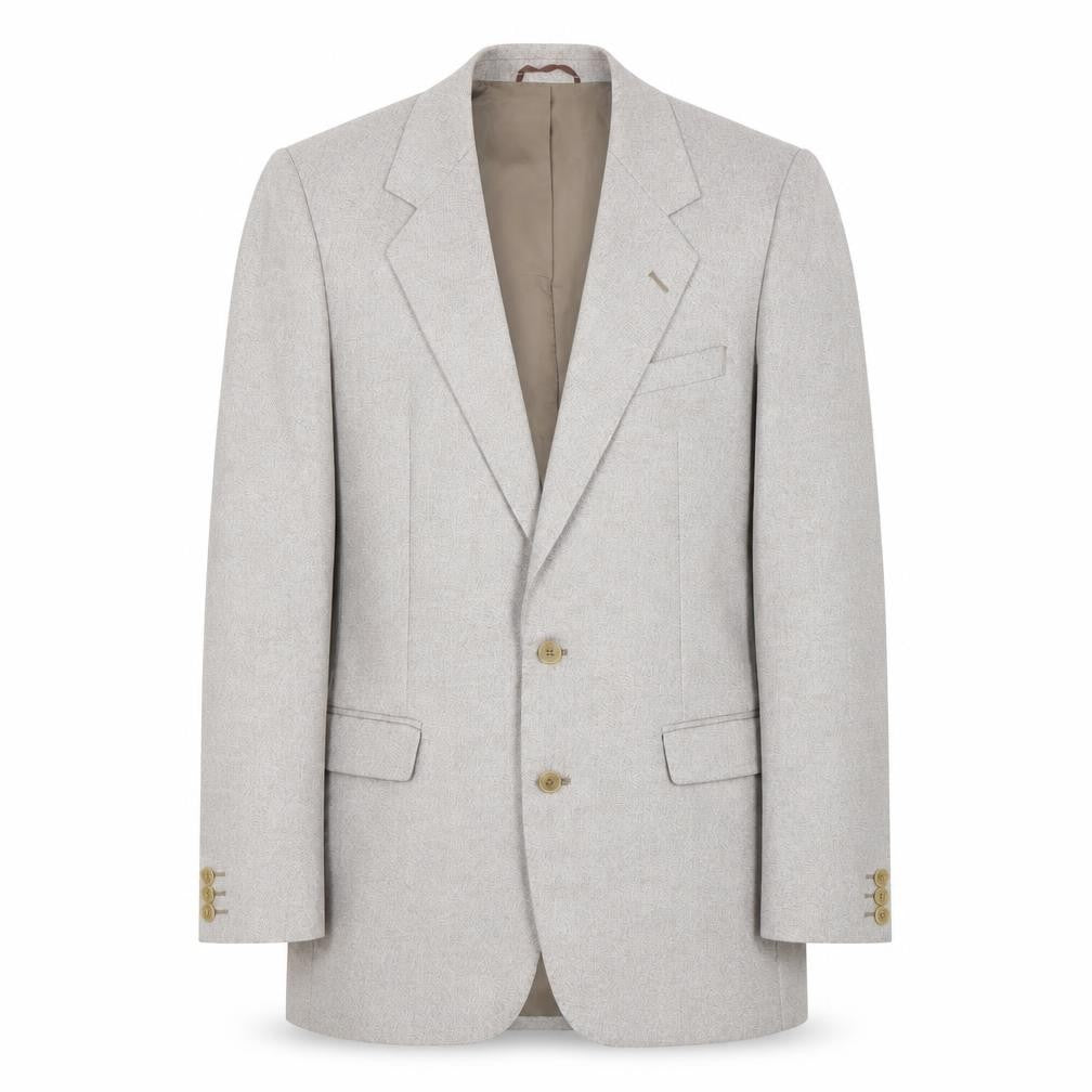 Front view of Centaur Men's Grey Blazer 38 - Classic Long Style
