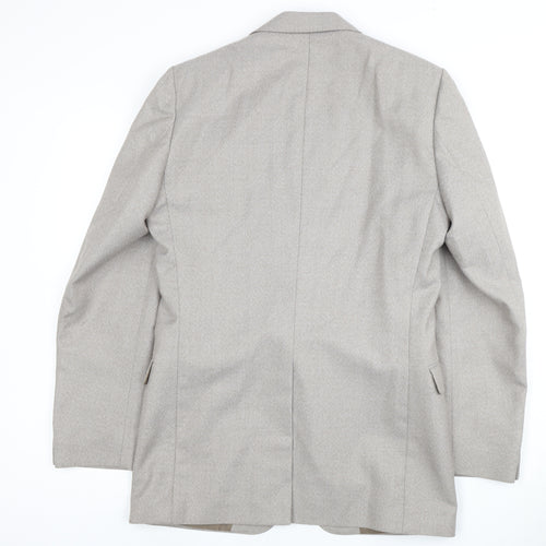 Centaur Men's Grey Blazer 38 - Classic Long Style