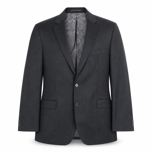 Pierre Cardin Men's Grey Striped Blazer 44R Business Formal