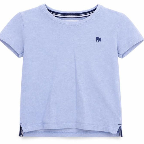 Jasper J Conran Boys Blue T-Shirt, 5-6 Years, Cotton, Short Sleeve