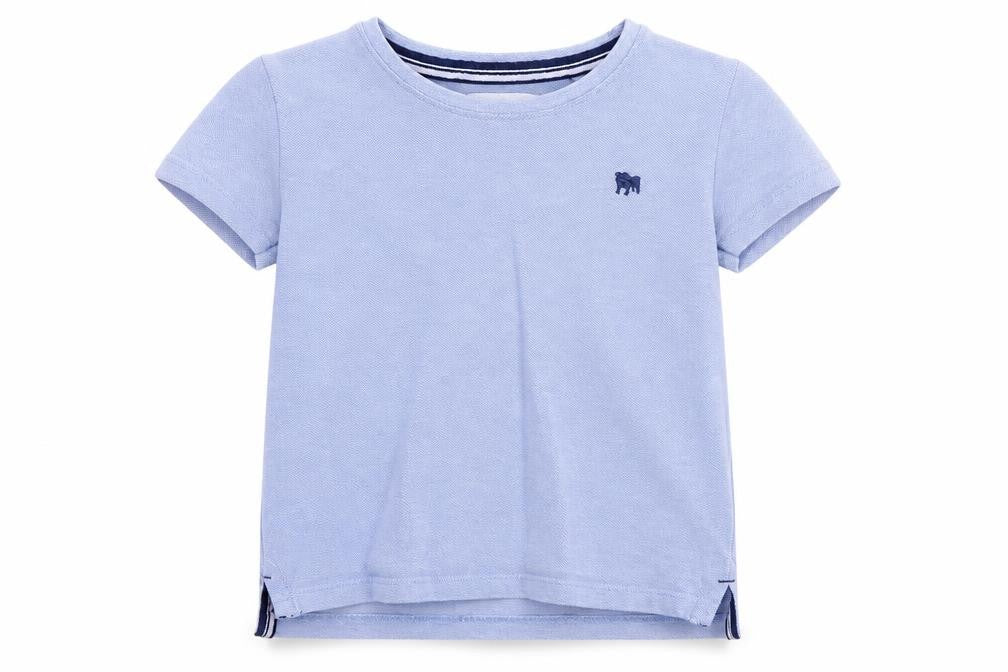 Jasper J Conran Boys Blue T-Shirt, 5-6 Years, Cotton, Short Sleeve