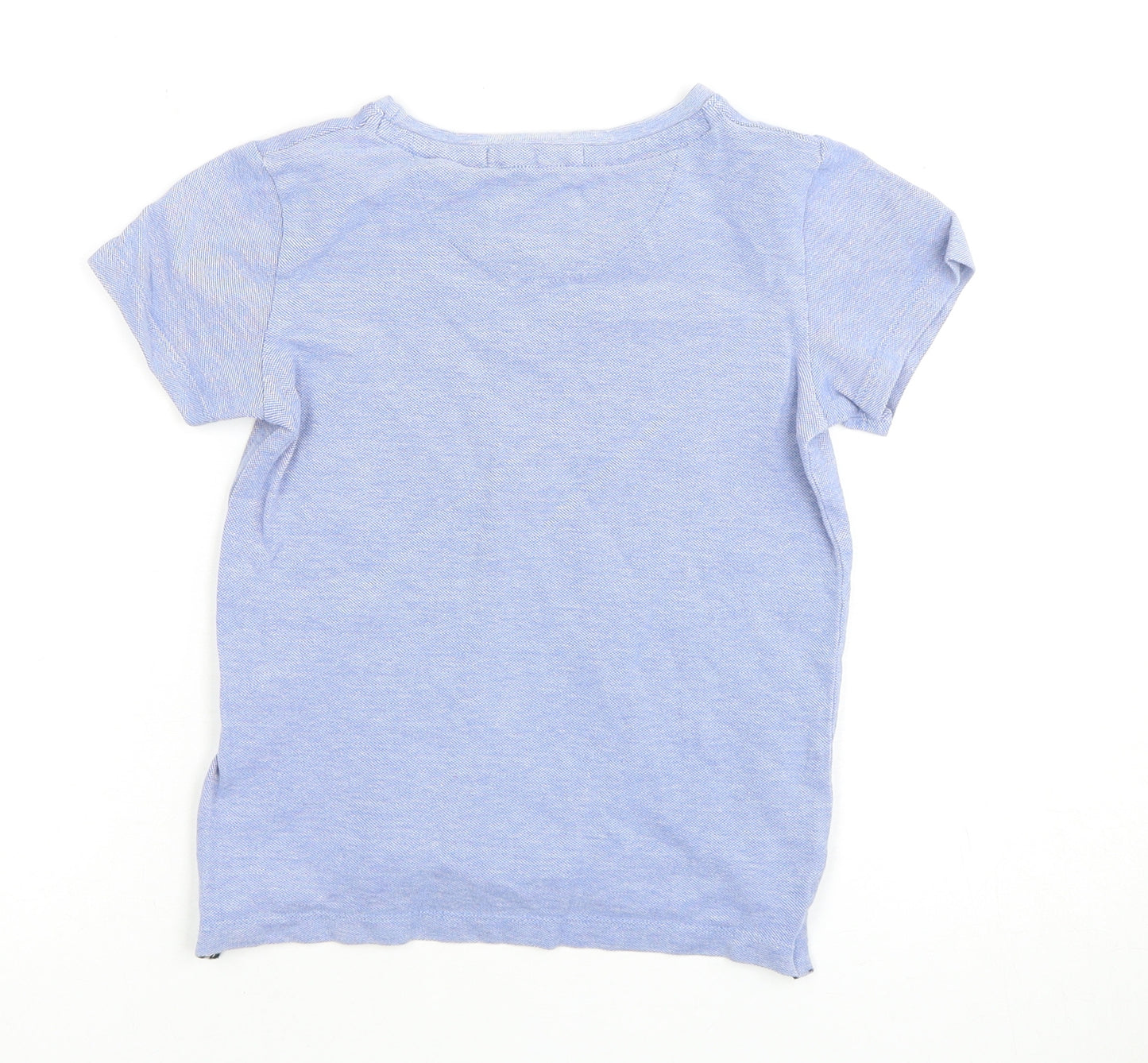Jasper J Conran Boys Blue T-Shirt, 5-6 Years, Cotton, Short Sleeve